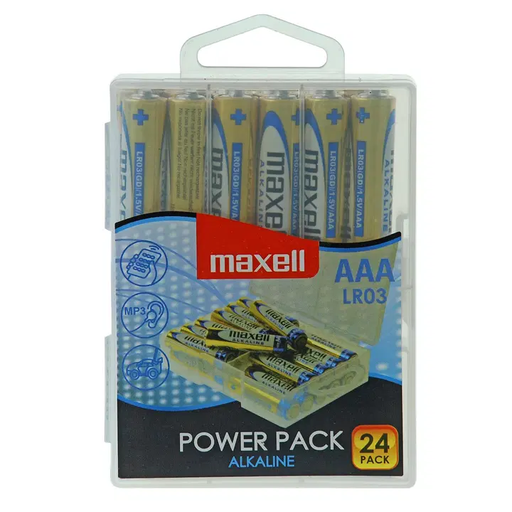 Maxell leelispatarei aaa lr3 24tk