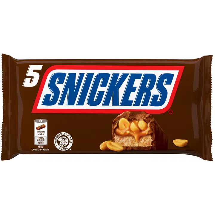 Snickers Šokolaadibatoon 5x50g