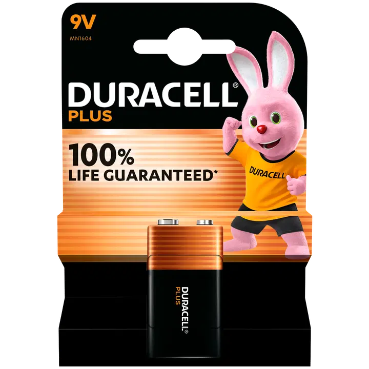 Duracell patarei 9V Plus Power LR61