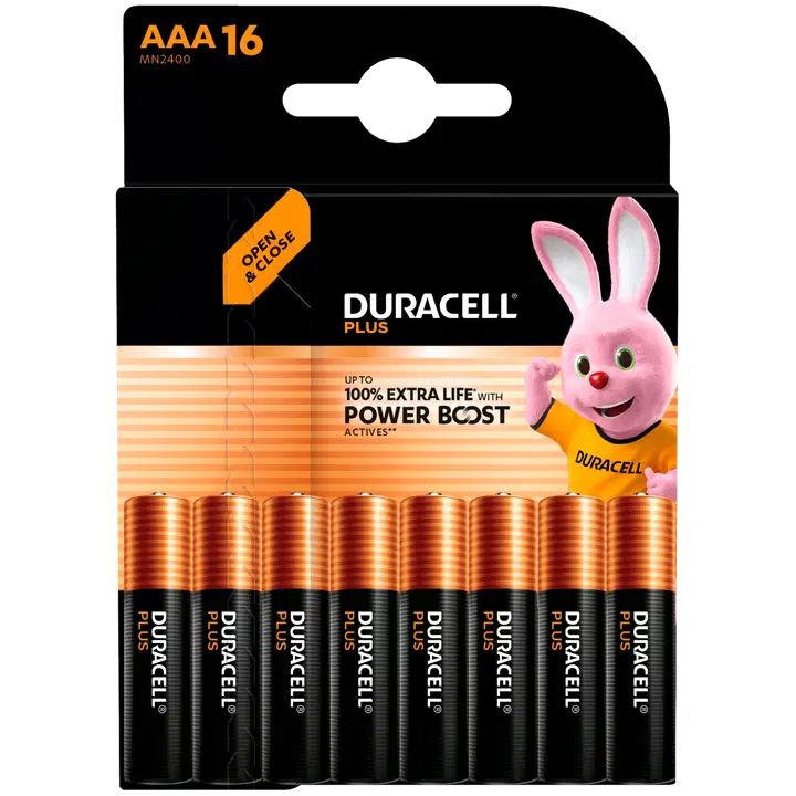 Duracell Plus patareid ML AAA 16 tk