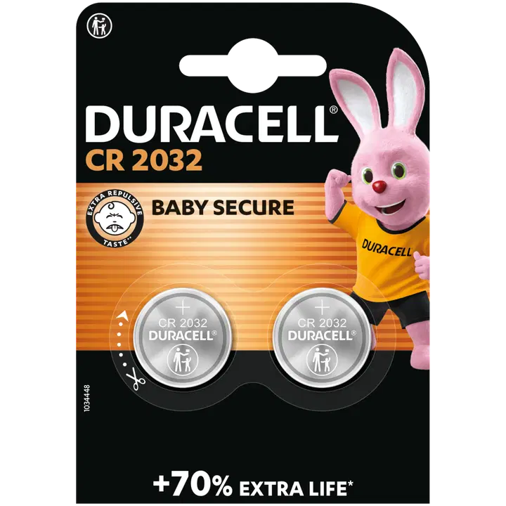 Duracell patareid CR2032 2TK