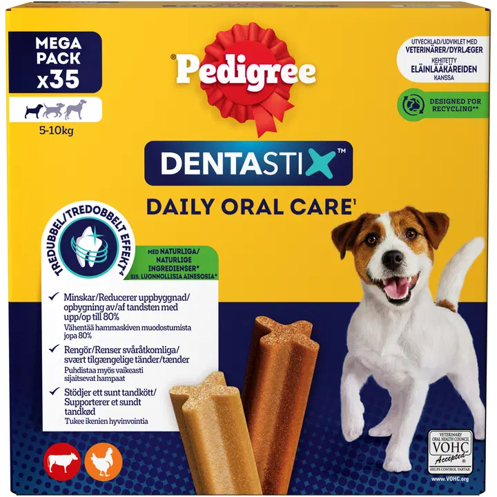 Pedigree DentaStix väike 35-pakk (5x7tk)