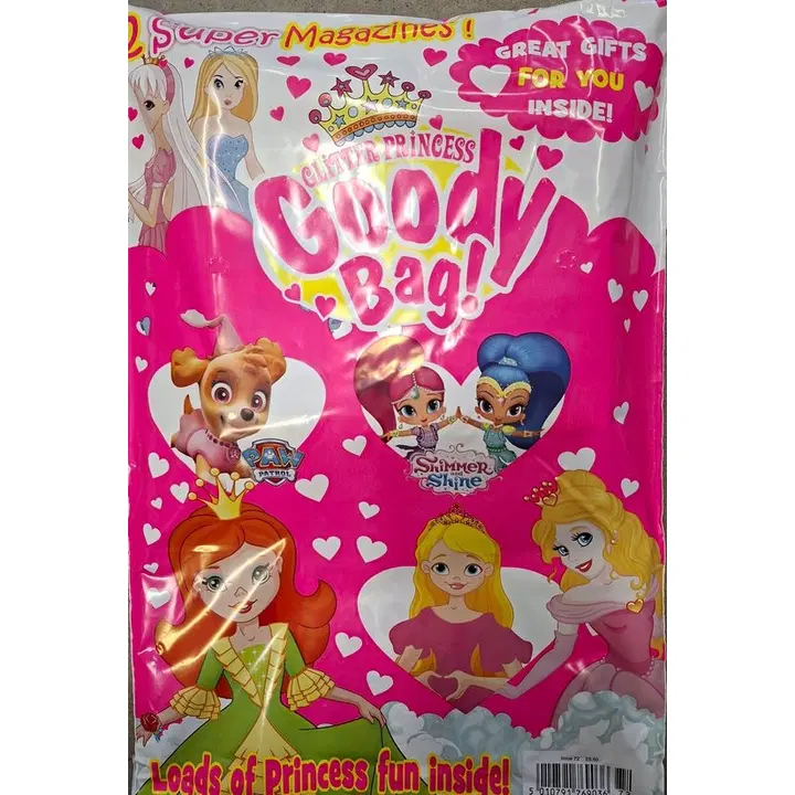 Glitter princess goody bag