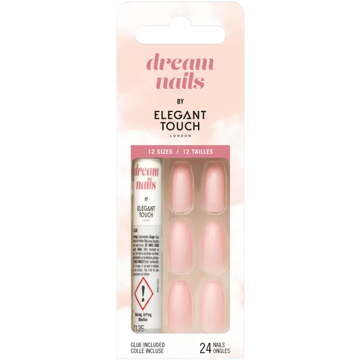 Elegant Touch kunstküüned Dream Nails Rosy Pink