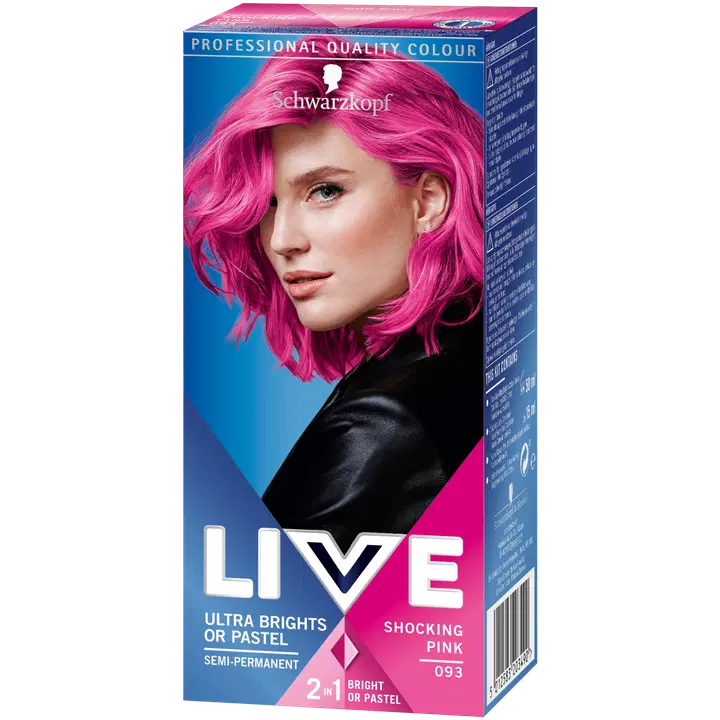 Live juuksevärv Shocking roosa 093