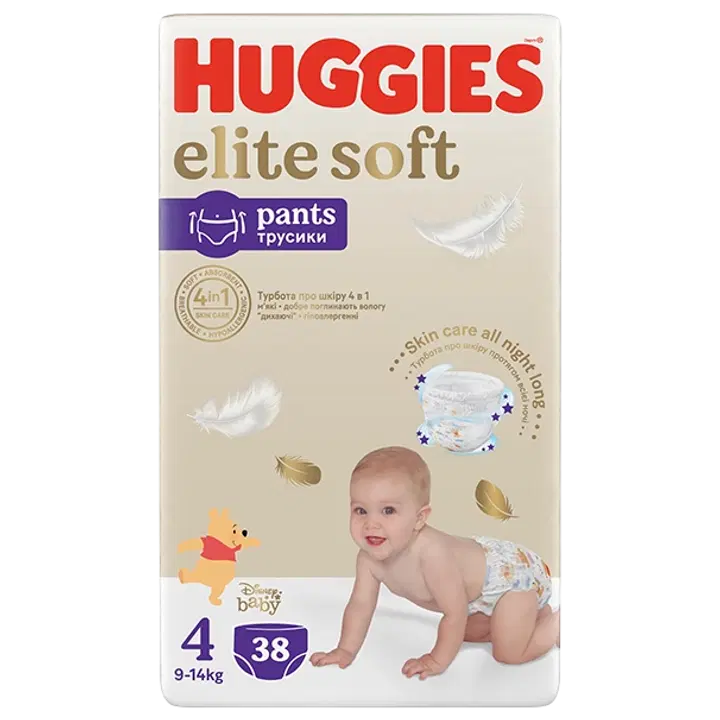 Huggies püksmähkmed Extra Care 4, 9-14kg 38tk