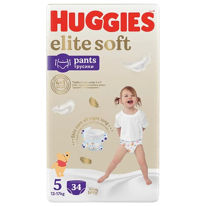 Huggies püksmähkmed Extra Care 5, 12-17kg 34tk