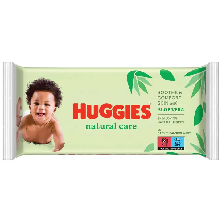 .Huggies Natural Care niisked salvrätikud 56 tk