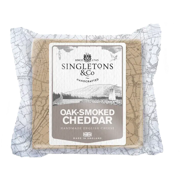 Singletons & Co Oak Smoked Cheddar juust, 200g