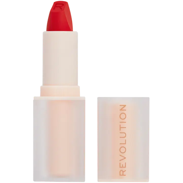 Revolution All Satin huulepulk Vibe Red