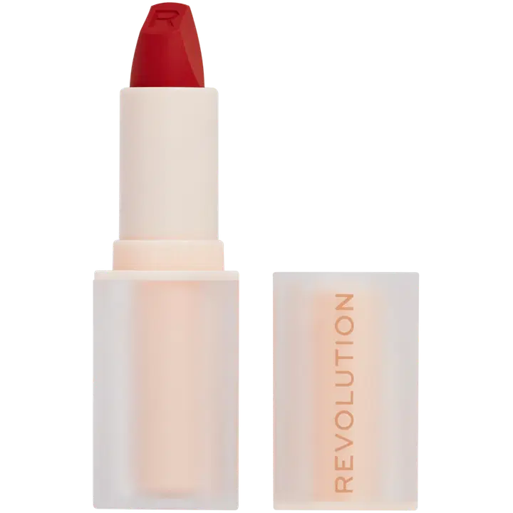 Revolution All Satin huulepulk Ceo Brick Red