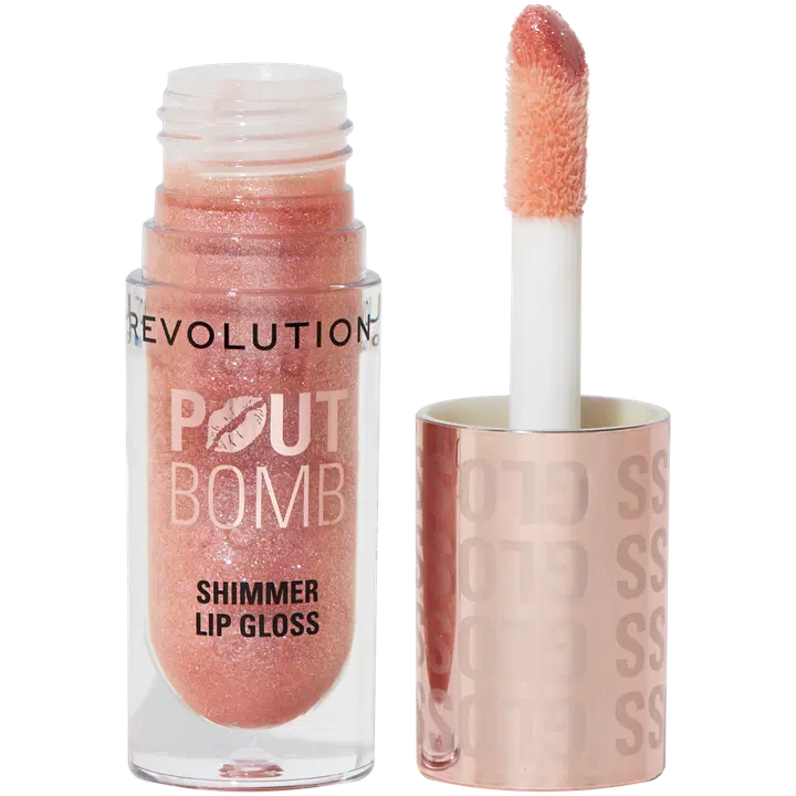 Revolution huuleläige Shimmer Gloss Glimmer Nude