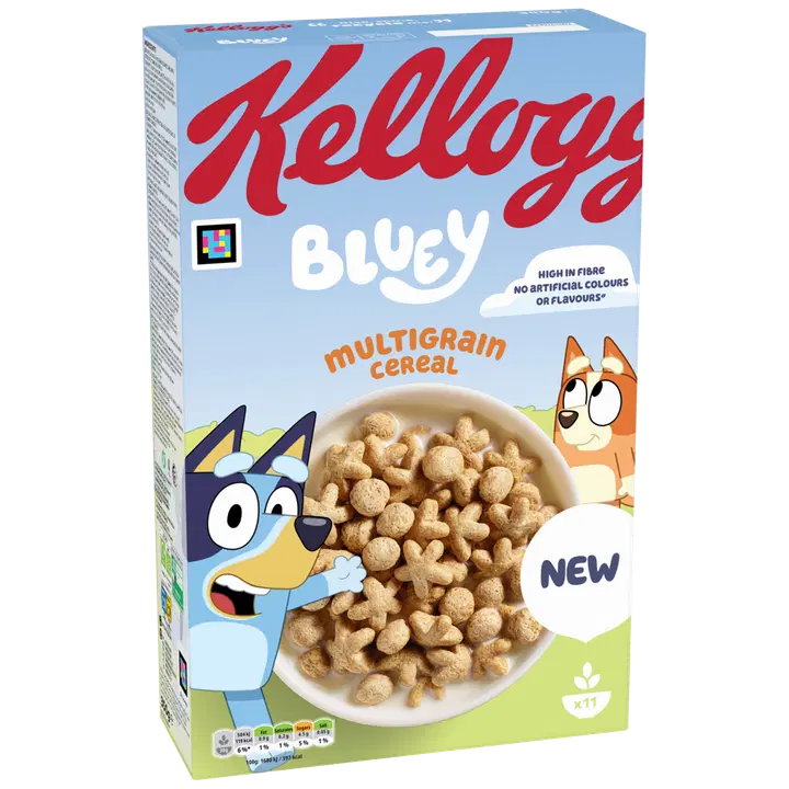 Kellogg's Bluey täisterahommikuhelbed 350g