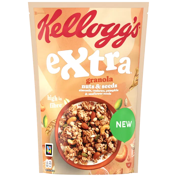 Kellogg's Extra pähklite ja seemnetega granola, 400 g