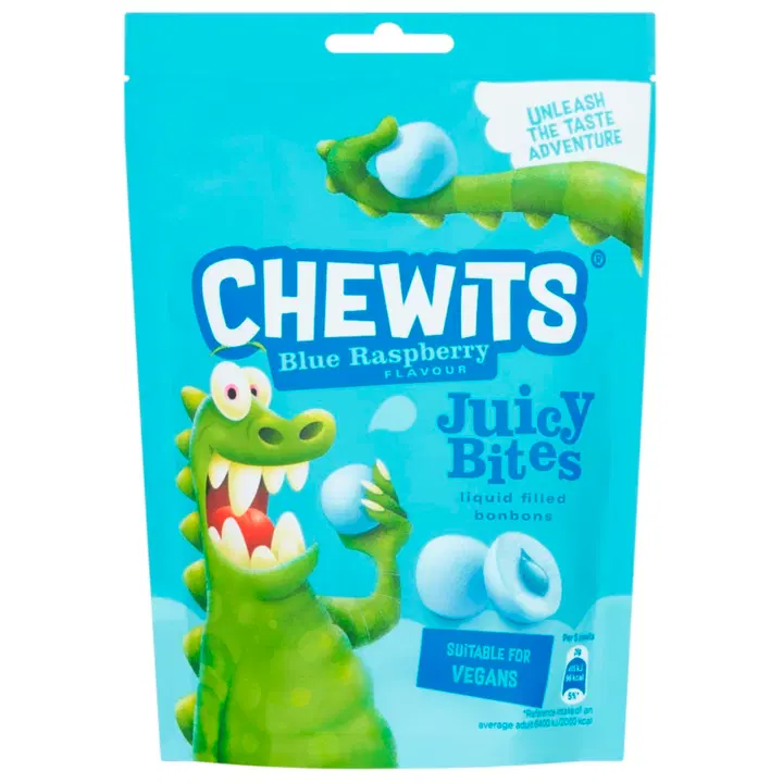 Chewits Bites sinise vaarikamaitselised närimiskompvekid 115g