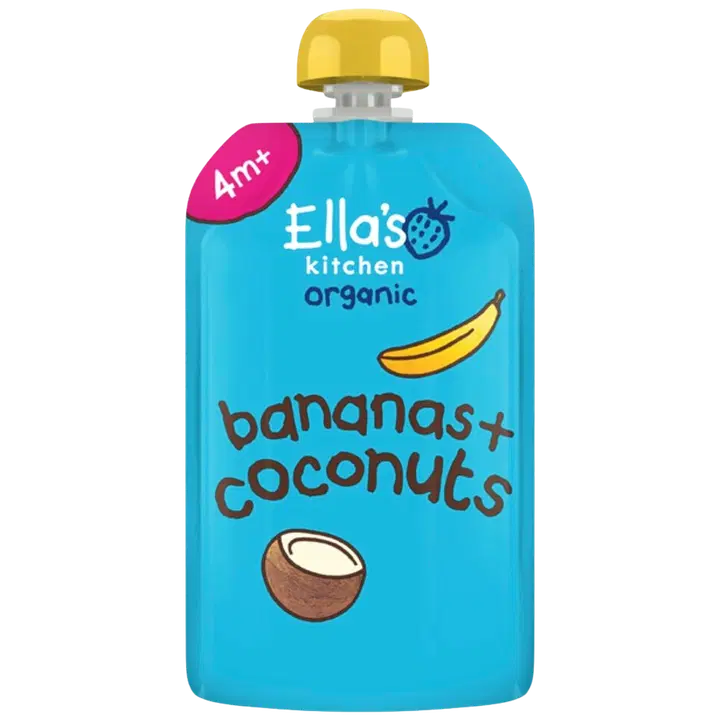 Ella's Kitchen Banaani-kookosepüree 4k, 120g