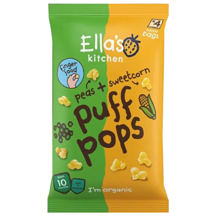 Ella's kitchen herne-suhkrumaisi maisipallid
