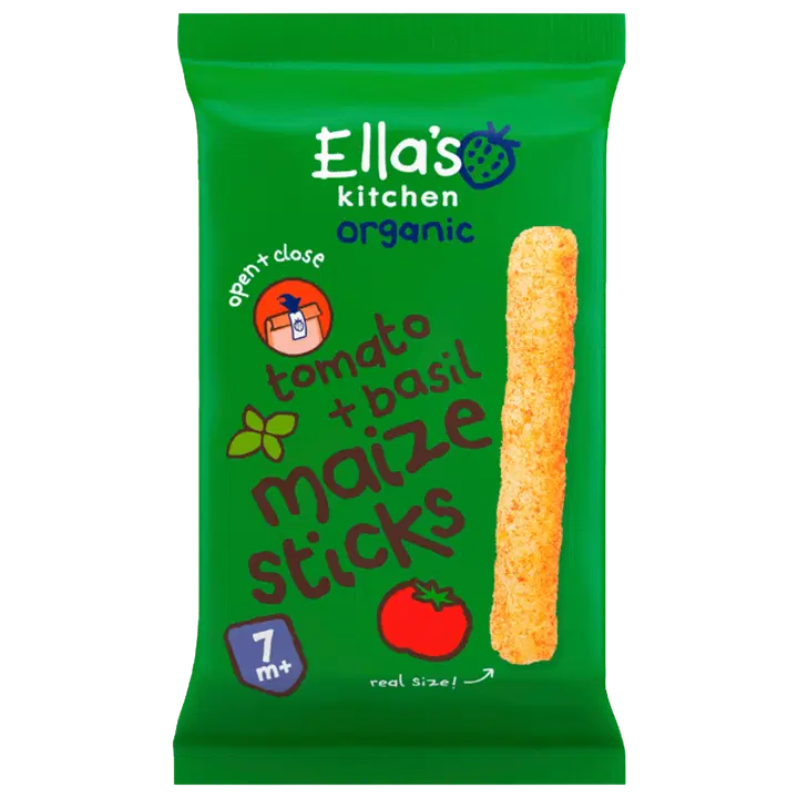 Ella’s Kitchen tomati-basiiliku maisipulgad mahe 7k, 16g