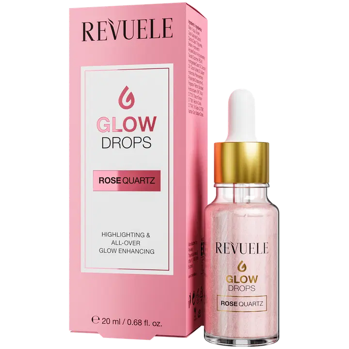 Revuele Glow Drops seerum Rose Quarts 30ml