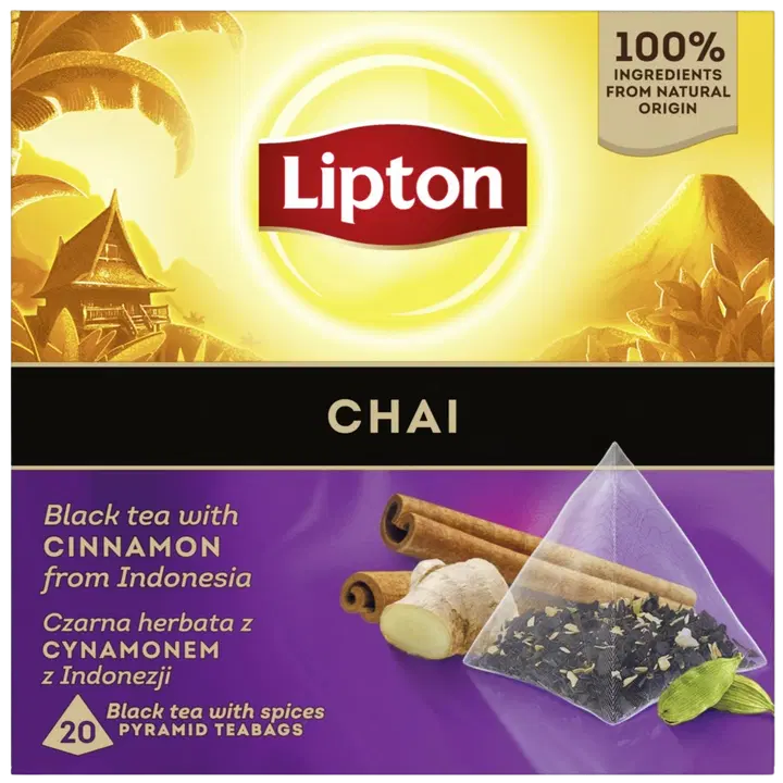 LIPTON chai tee püramiid 20pk