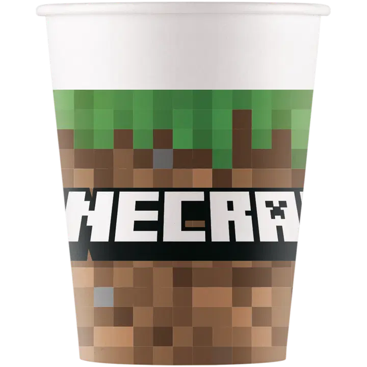 Decorata Party papptopsid Minecraft 200ml 8tk