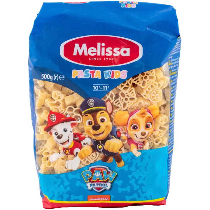 Melissa lastemakaronid Paw Patrol 500g