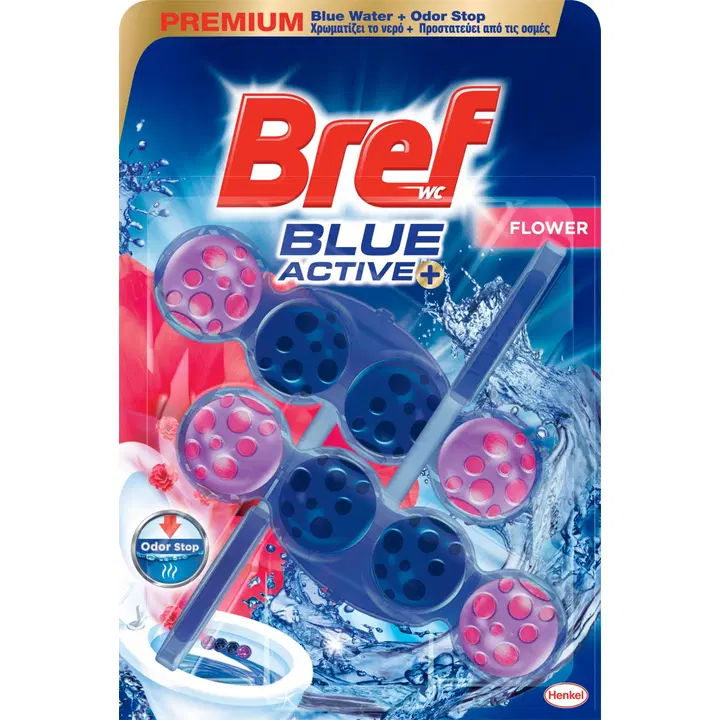 Wc-seep Bref Blue Active Flower 2x50g