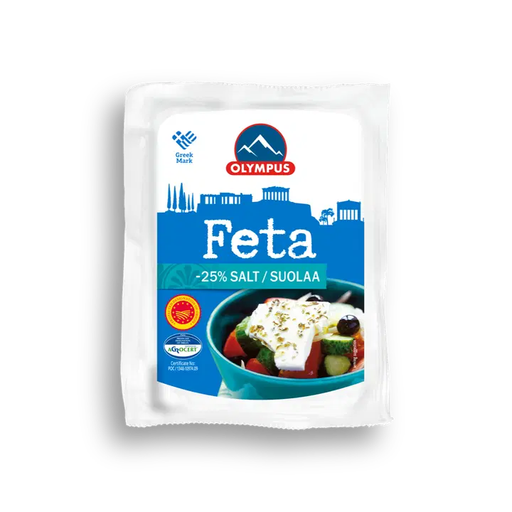 Olympus fetajuust PDO, madala soola sisaldusega, 150 g