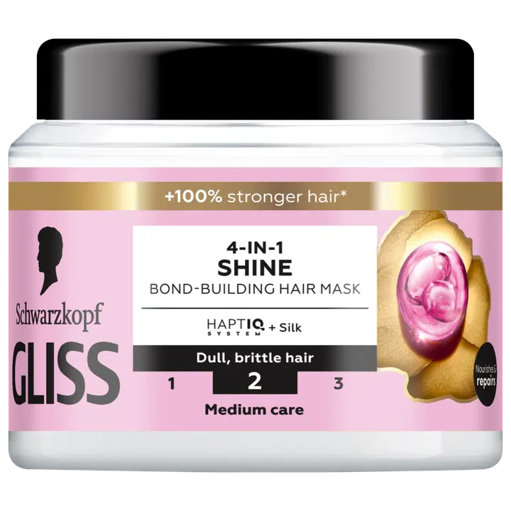 Schwarzkopf Gliss juuksemask 4-in-1 Shine 400ml