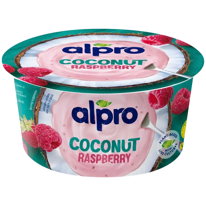 Alpro hapendatud kookosetoode vaarikaga, 120 g