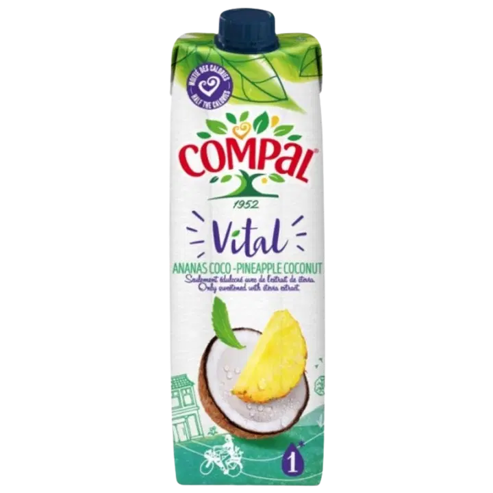 Compal ananassi- ja kooksenektar 1L