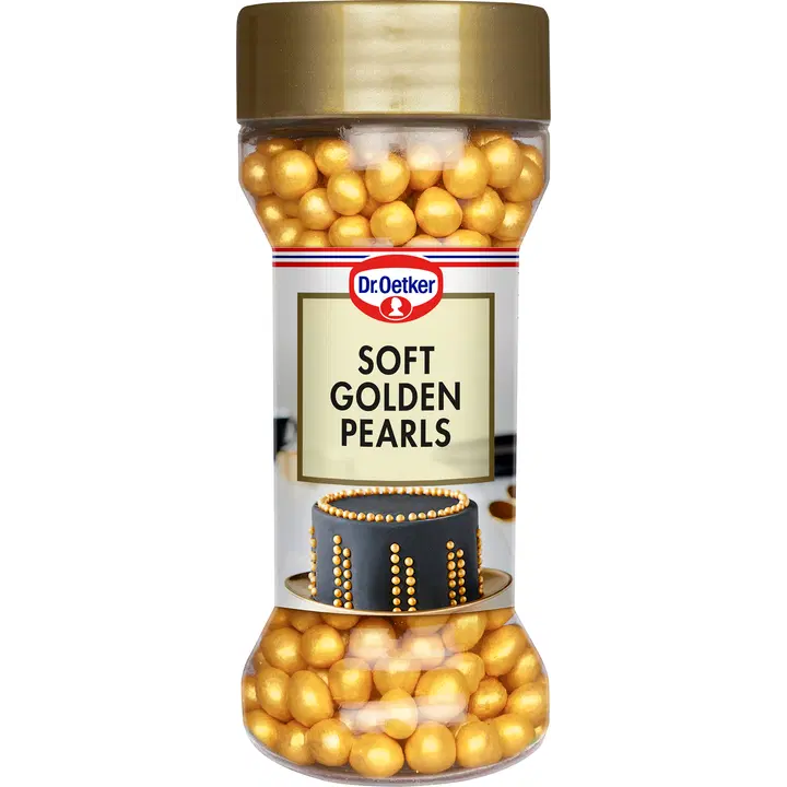 Dr.Oetker pehmed kuldsed suhkrupärlid, 42g