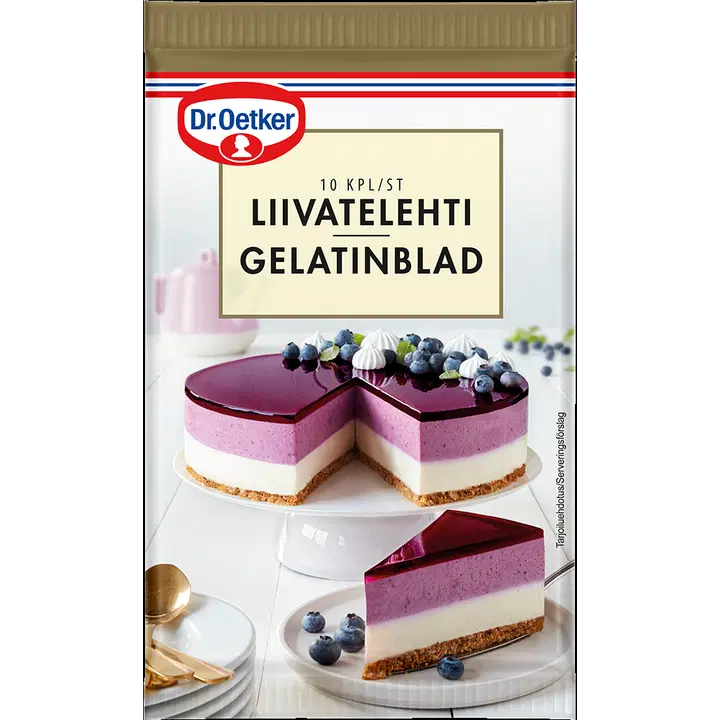 Dr.Oetker želatiinilehed 10 tk 17 g