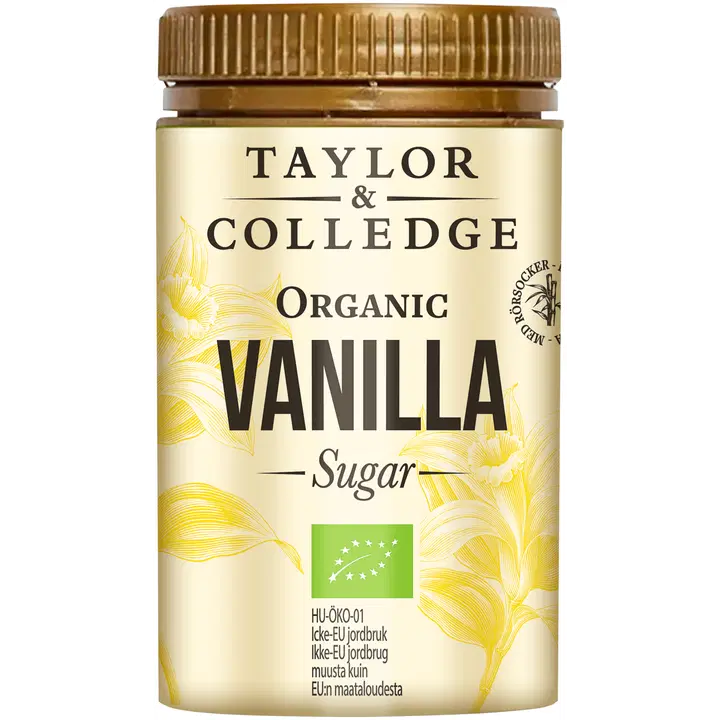 Taylor & colledge ökoloogiline roosuhkur vanilliga, 100 g