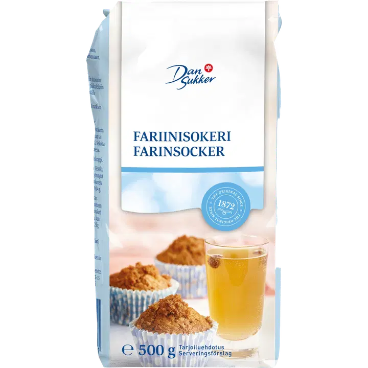 Dansukker fariinsuhkur 500 g