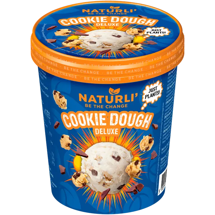 Naturli Cookie Dough Jäätis Laktoosivaba 480 ml/320 g