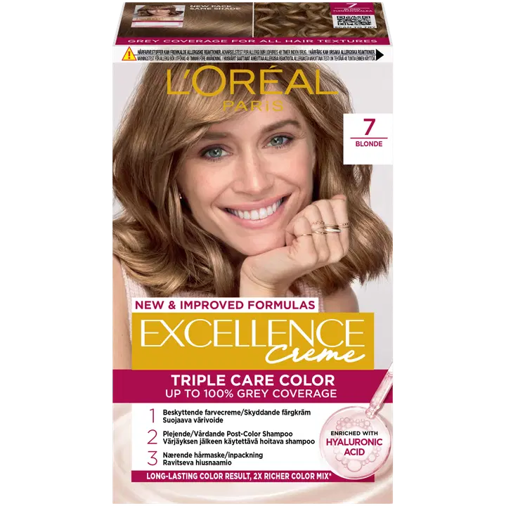 Juuksevärv Loreal Excellence Creme 7 Blond