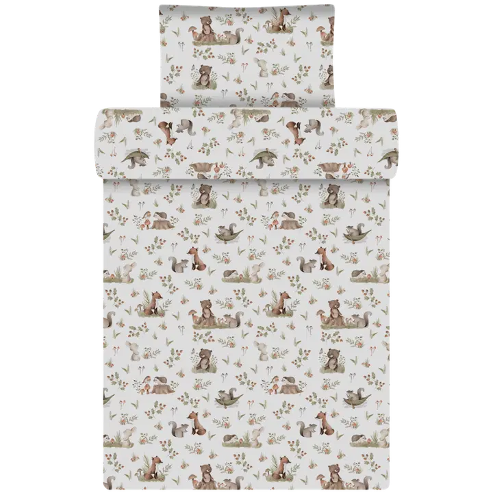 Laste voodipesukomplekt 120x160/40x60 Teddy