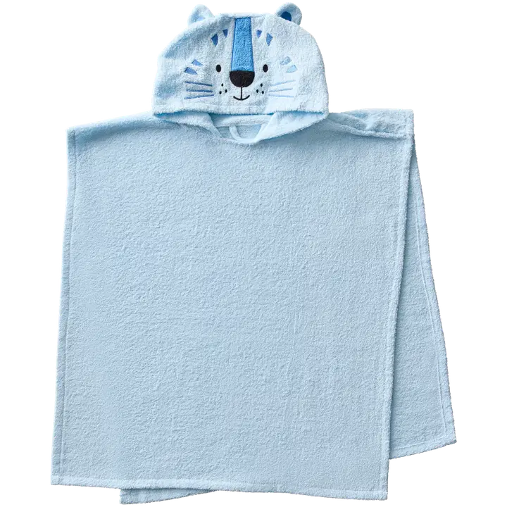 Laste vanniponcho Karu 60x70 helesinine