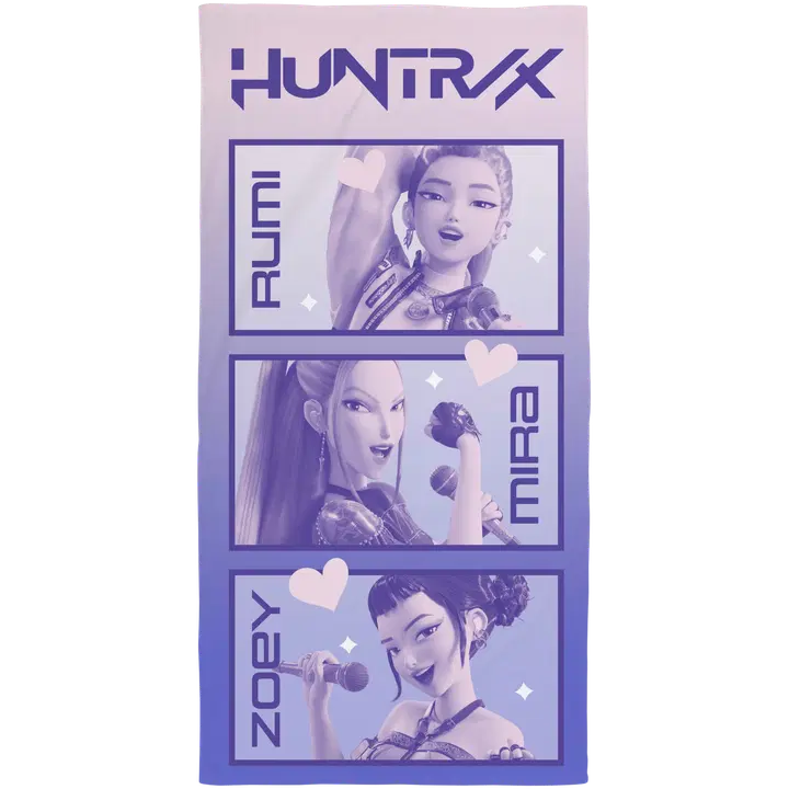 Laste saunalina k-pop demon 70x140 lilla