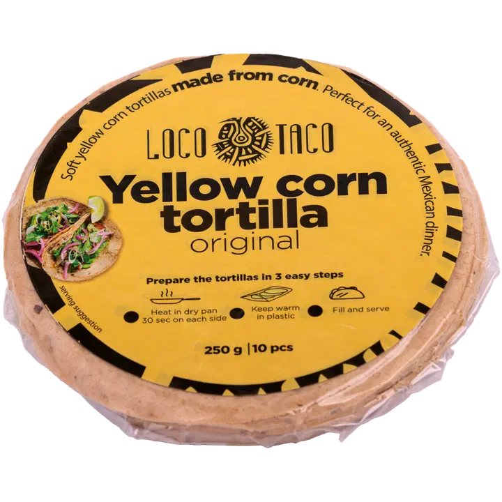 Loco Taco kollane maisitortilla 250 g