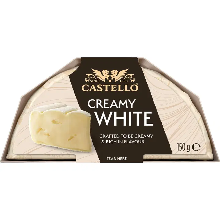 Castello valgehallitusjuust, 150 g