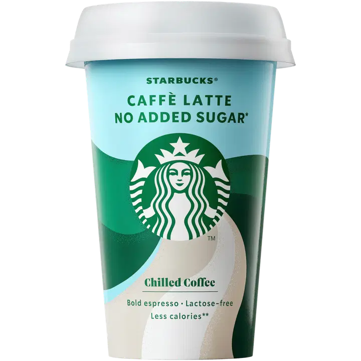 Starbucks Caffè Latte laktoosivaba kohvijook ilma lisatud suhkruta 220 ml