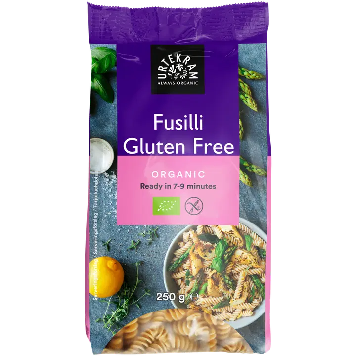 Urtekram gluteenivaba mahe-fusilli 250g