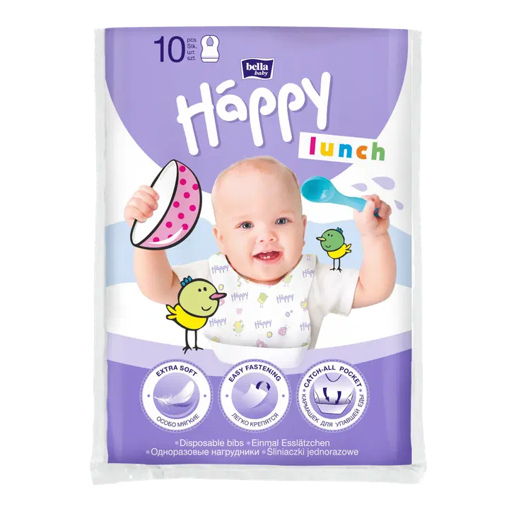 Happy ühekordne pudipõll 10 tk