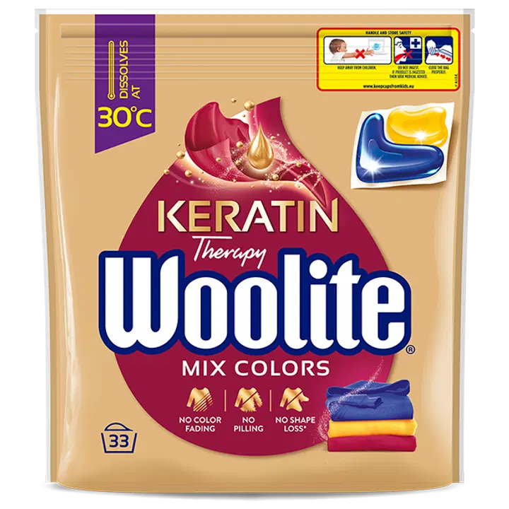 WOOLITE geelkapslid COLOR 33TK