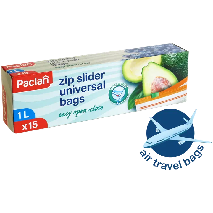 Paclan lekkekindel säilituskott 1l 15tk