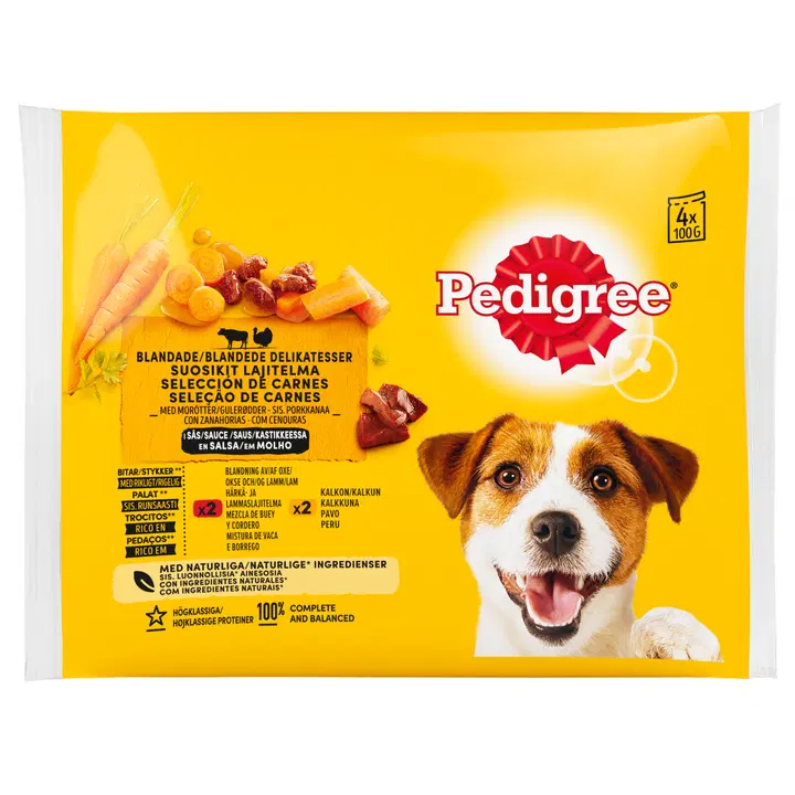 Pedigree koeratoiduvalik maksa, kana, härjaliha ja köögiviljadega