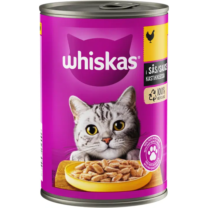 Whiskas konserv kassidele kanalihaga 400 g
