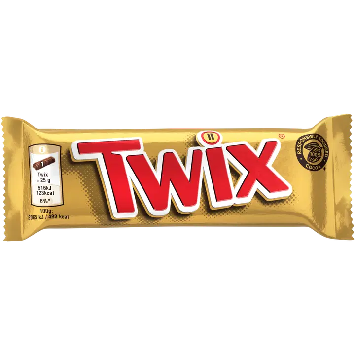 Twix šokolaadibatoon küpsisega 50g